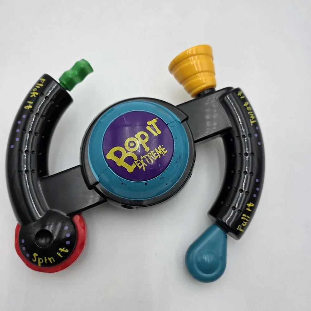 Bop It Extreme Vintage Toy Talking Handheld Game Electronic Hasbro 1998 WORKS